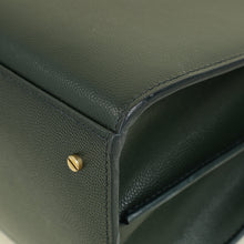 YSL Forest Green Cassandra Top Handle Medium Bag