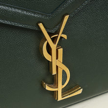 YSL Forest Green Cassandra Top Handle Medium Bag
