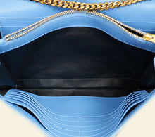 YSL Blue Cassandre Classic Wallet On Chain