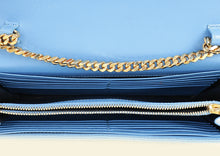 YSL Blue Cassandre Classic Wallet On Chain
