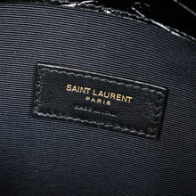 YSL Croco Embossed Uptown Clutch