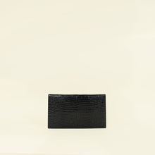 YSL Croco Embossed Uptown Clutch