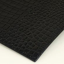 YSL Croco Embossed Uptown Clutch