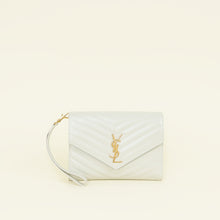 YSL Vintage Blanc Cassandre Flap Pouch