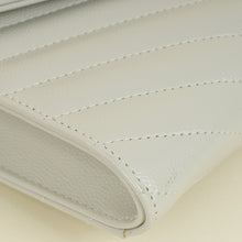 YSL Vintage Blanc Cassandre Flap Pouch