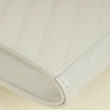 YSL Vintage Blanc Cassandre Flap Pouch