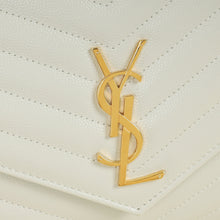 YSL Vintage Blanc Cassandre Flap Pouch