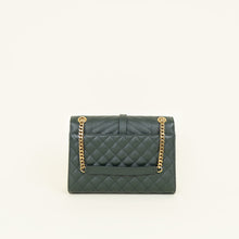 YSL Dark Green Mix Quilt Envelope Chain Medium Shoulder Bag