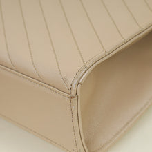 YSL Beige Chevron Satchel Large Shoulder Bag