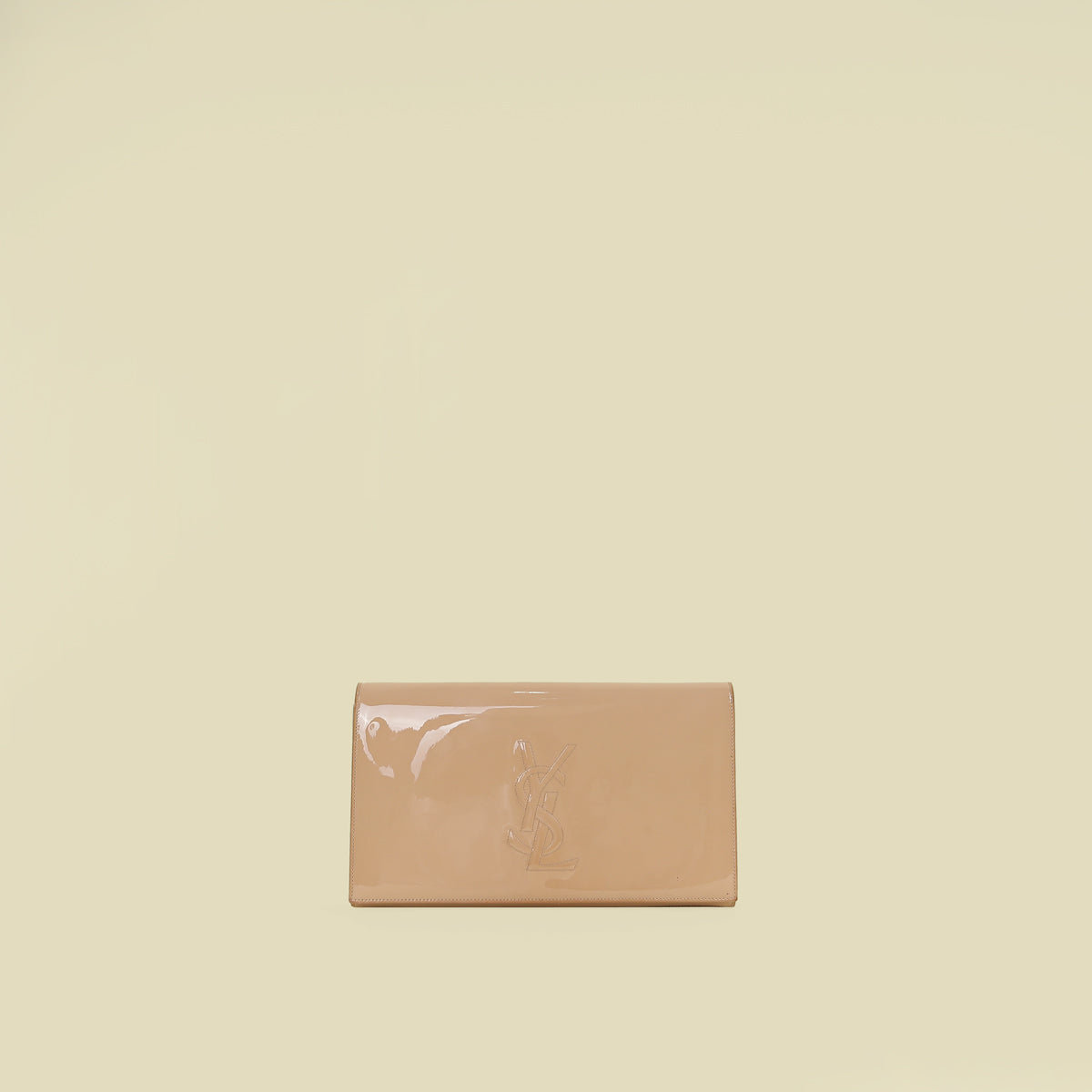 YSL Nude Belle De Jour Large Clutch