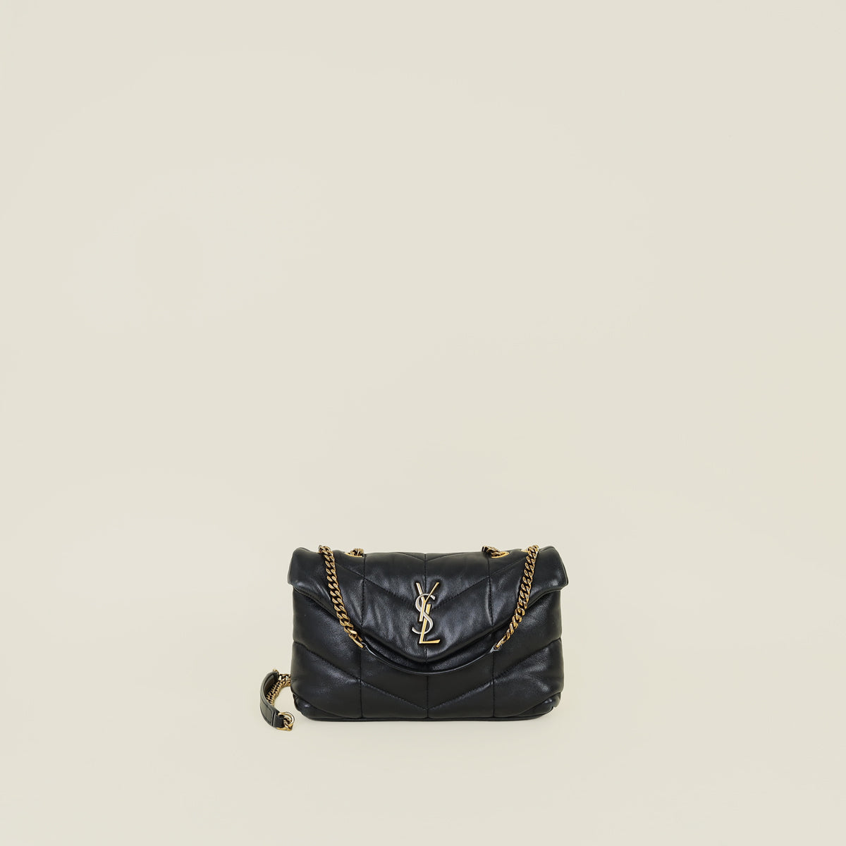 YSL Black Toy Puffer Shoulder Bag