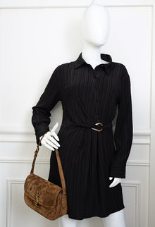 YSL Brown Solferino Small Shoulder Bag