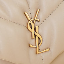 YSL Beige Puffer Toy Shoulder Bag