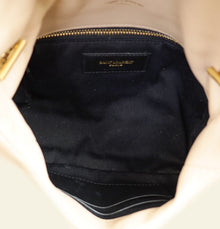 YSL Beige Puffer Toy Shoulder Bag