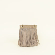 YSL Brown Grace Fringed Small Chain Bag