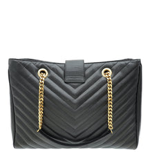 YSL Black Monogram Shopping Tote Large Bag