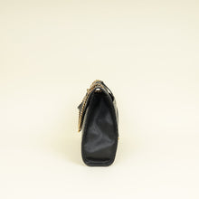 YSL Black Monogram Envelope Large Satchel Bag