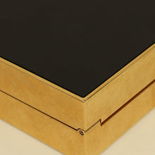 YSL Black Tuxedo Box Plexiglass Minaudiere Bag