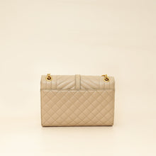 YSL Nude Mix Quilted Envelope Medium Shoulder Bag