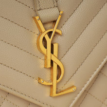 YSL Nude Mix Quilted Envelope Medium Shoulder Bag