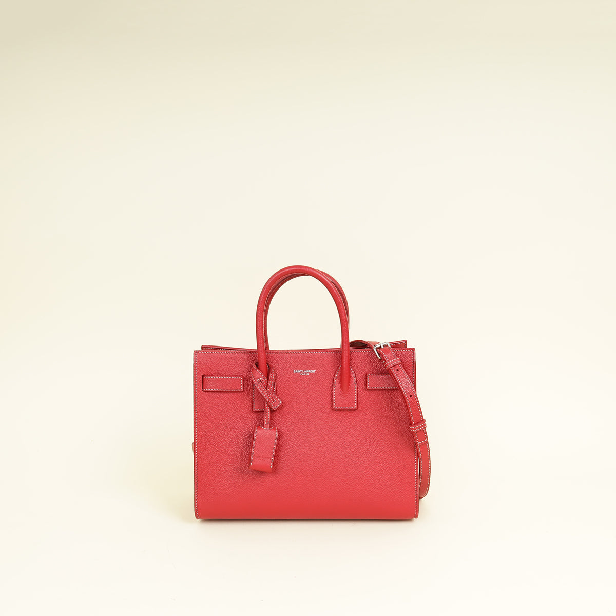 YSL Red Sac De Jour Baby Bag