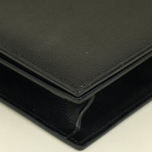 YSL Black Monogram Kate Flap Clutch