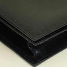 YSL Black Monogram Kate Flap Clutch