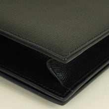 YSL Black Monogram Kate Flap Clutch