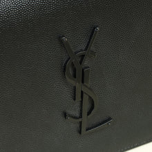 YSL Black Monogram Kate Flap Clutch