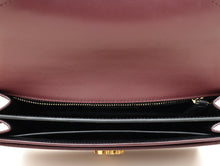 YSL Burgundy Cassandra Medium Flap Shoulder Bag
