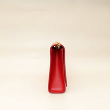 YSL Red Monogram Kate Medium Flap Shoulder Bag