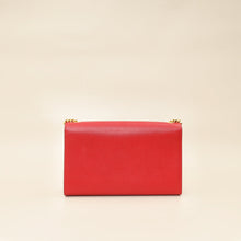YSL Red Monogram Kate Medium Flap Shoulder Bag