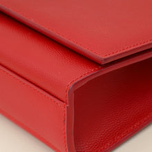 YSL Red Monogram Kate Medium Flap Shoulder Bag