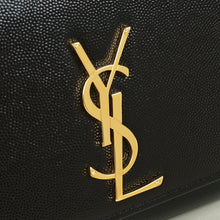 YSL Black Monogram Kate Medium Chain Shoulder Bag