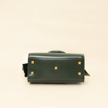 YSL Forest Green Uptown Small Tote Top Handle Bag