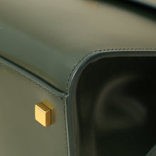 YSL Forest Green Uptown Small Tote Top Handle Bag