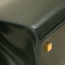 YSL Forest Green Uptown Small Tote Top Handle Bag