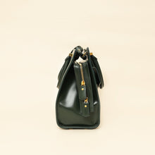 YSL Forest Green Uptown Small Tote Top Handle Bag