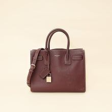 YSL Burgundy Sac De Jour Baby Bag
