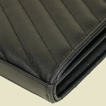 YSL BLack Cassandre Wallet on Chain