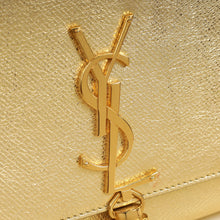 YSL Metallic Gold Kate Tassel Medium Chain Bag