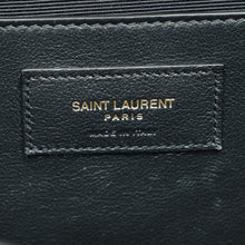 YSL Black Mix Quilted Envelope Medium Shoulder Bag