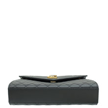 YSL Black Mix Quilted Envelope Medium Shoulder Bag