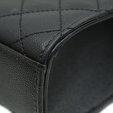 YSL Black Mix Quilted Envelope Medium Shoulder Bag