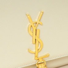 YSL Blanc Vintage Kate Tasel Medium Shoulder Bag
