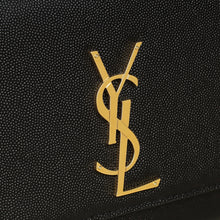 YSL Black Monogram Kate Medium Shoulder Bag