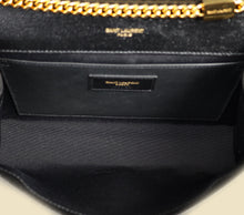 YSL Black Monogram Kate Medium Shoulder Bag
