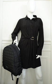 YSL Black Quilted Nuxx Backpack for Men