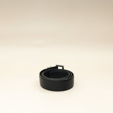 YSL Black Cassandre Thin Buckle 20mm Belt