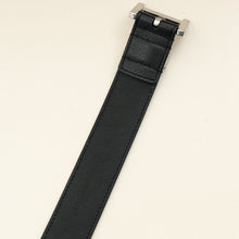 YSL Black Cassandre Thin Buckle 20mm Belt